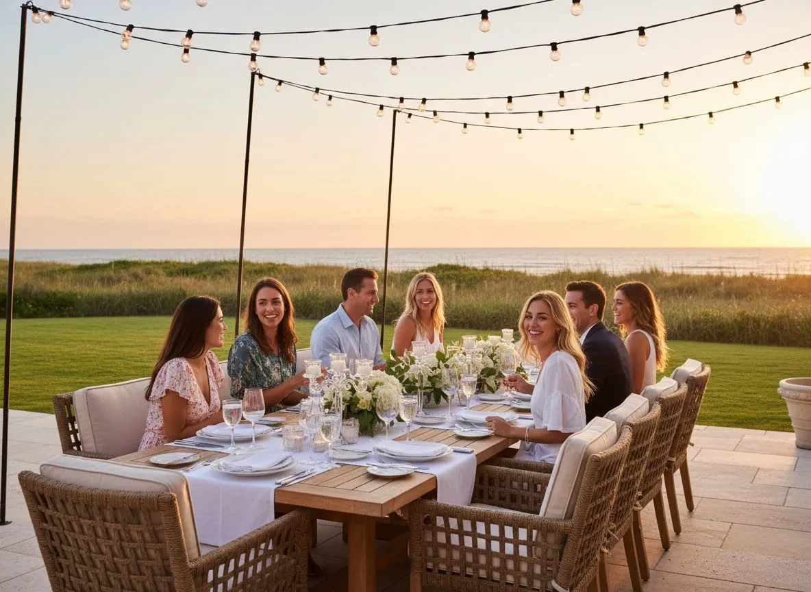 Elegant outdoor entertaining on Hilton Head Island