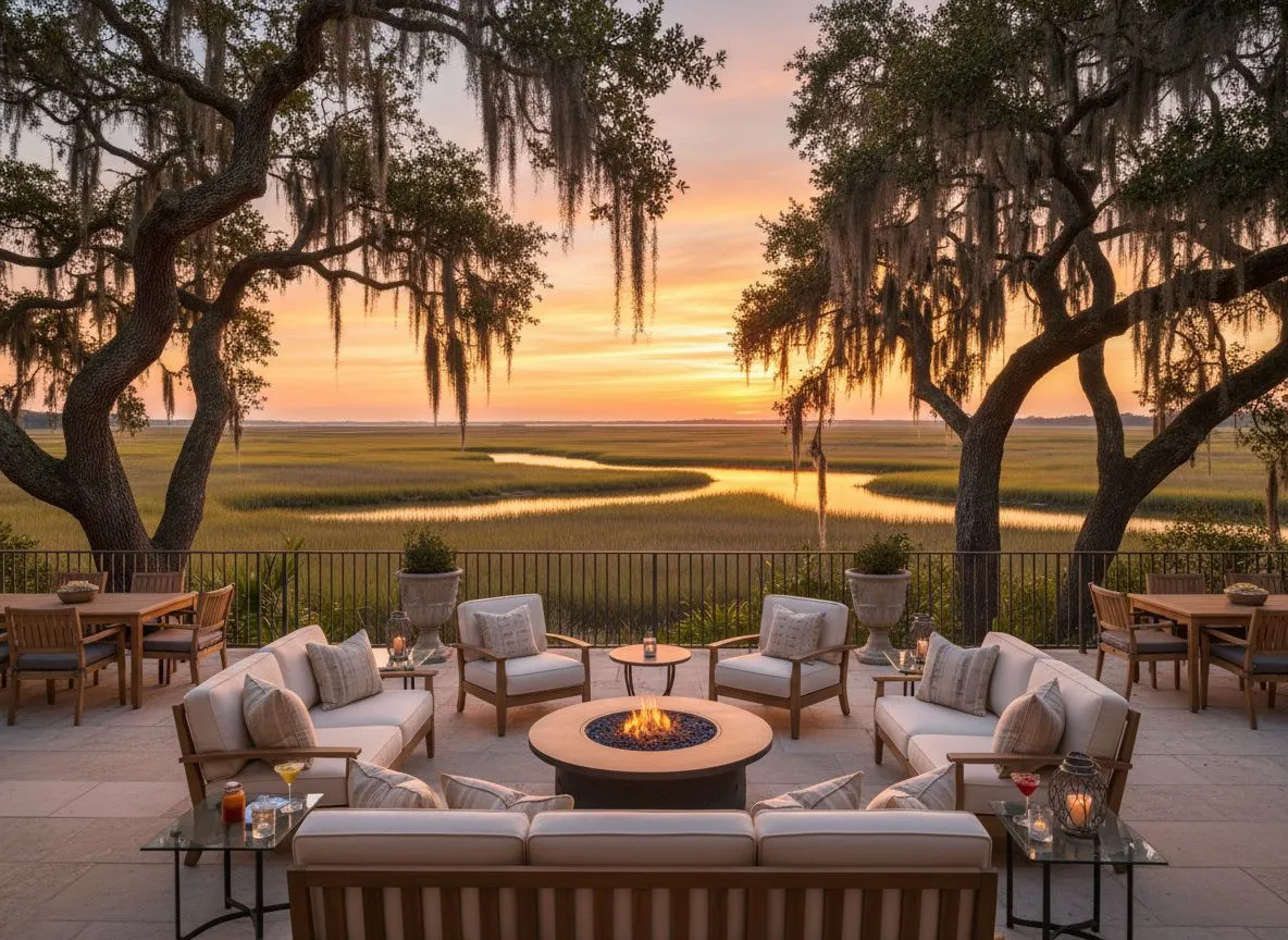 Lowcountry marsh sunset